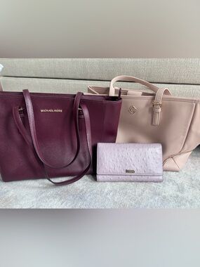 Designer Bag Bundle (Michael Kors, Kate Spade, Glass Ladder)